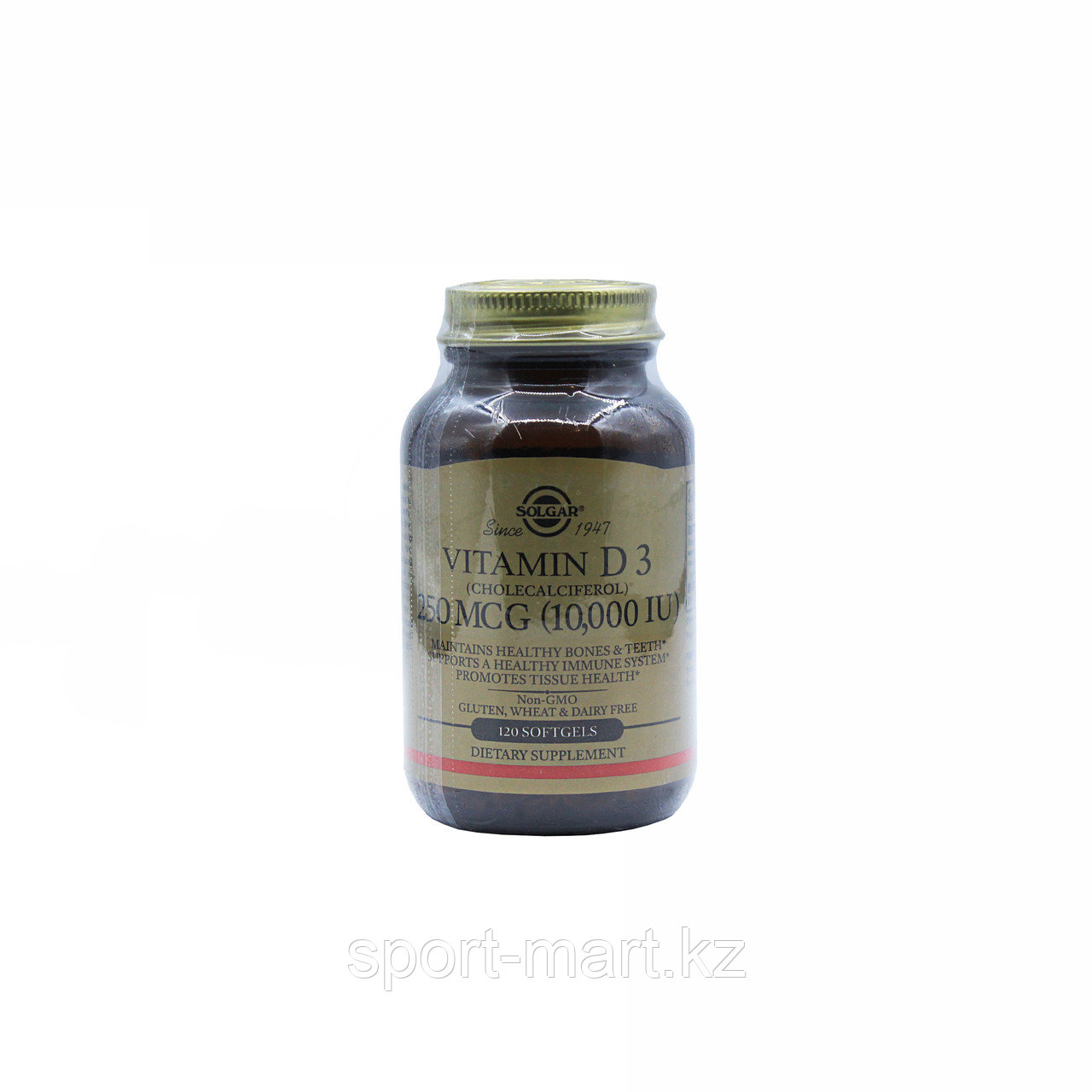 Витамин Д Solgar Vitamin D3 10 000UI 120 каспул