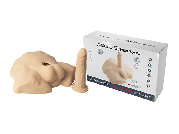 Реалистичный мужской торс Apollo (S: длина 23,5 см, высота 9 см, ширина 33,5 см)