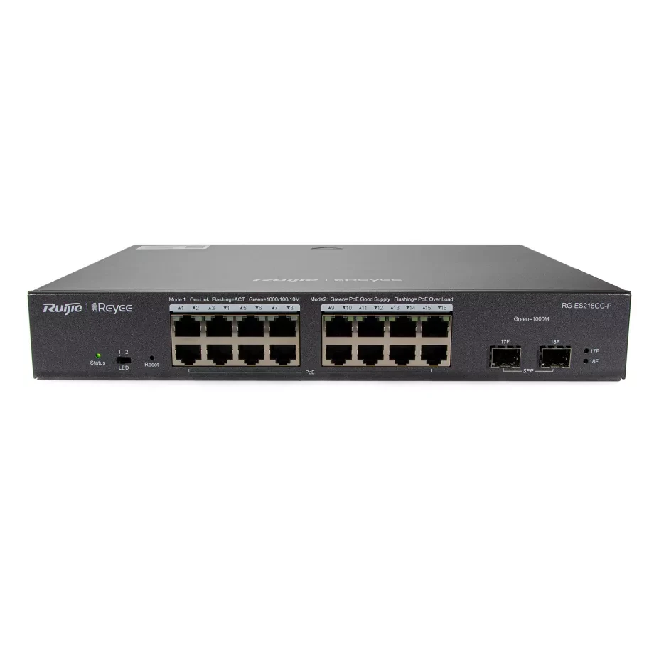 Коммутатор Ruijie RG-ES218GC-P