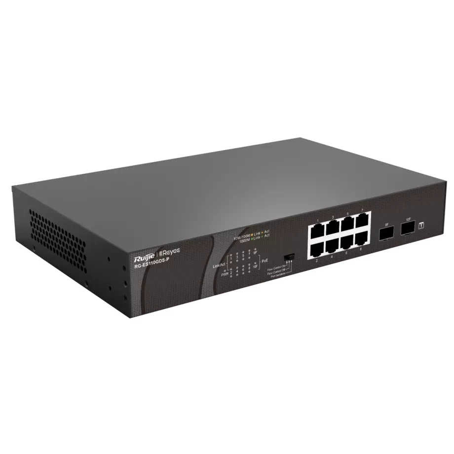 Коммутатор Ruijie RG-ES110GDS-P, фото 1