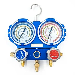 Коллектор манометрический VALUE VMG-2-R410A-B-03 R22,R134A,R410A,R407C (68мм), без шлангов
