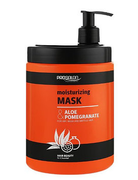 Prosalon moisturizing Mask Aloe Powergranat - Увлажняющая маска с алоэ и гранат 1000 мг