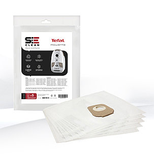 Мешки-пылесборники SeeClean для пылесоса TEFAL, ROWENTA 5шт.,1 фильтр. (SBHO-TEFL-01), фото 1