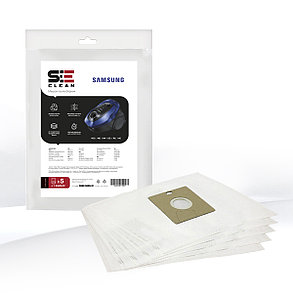 Мешки-пылесборники SeeClean для пылесоса SAMSUNG синтетические 5шт., 1 фильтр (SBHO-SAMS-01), фото 1