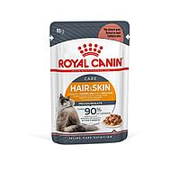 Royal Canin (Роял Канин) для кожи и шерсти Влажный корм для кошек в соусе, 85 г