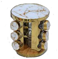 Trendzattarpetro набор для специй TZ-0085285, дерево, стекло