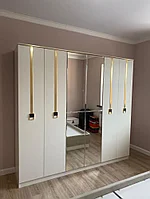 Распашной шкаф Bolek 1218923, 240x210х45 см, белый