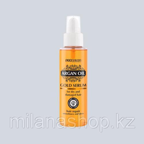 Prosalon Gold Serum Argan Oil - Сыворотка для волос с аргановым маслом 100 г, фото 1
