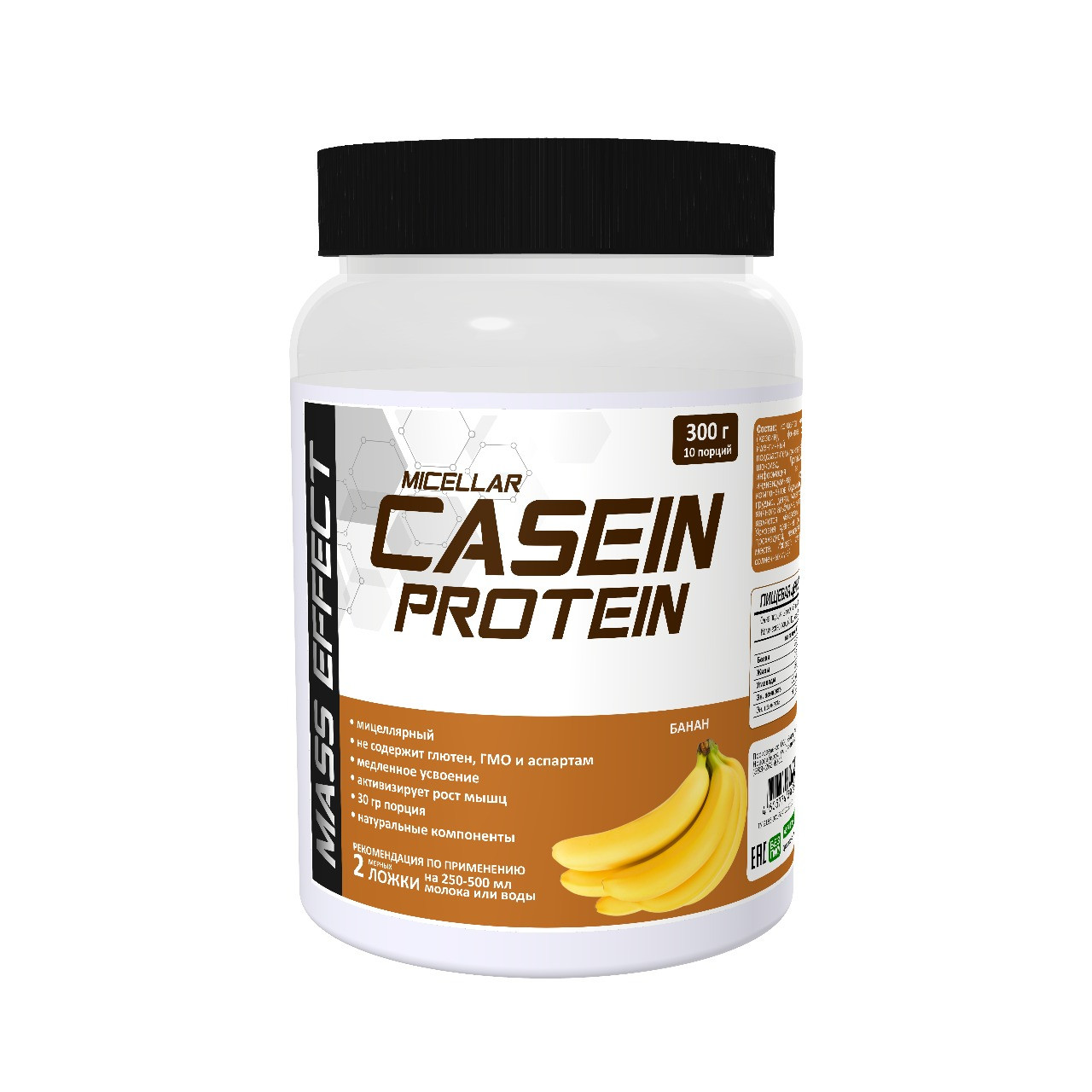 Mass Effect Casein 300гр Банан
