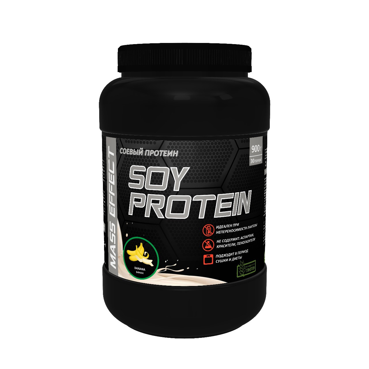 Mass Effect Soy protein 900гр Банан