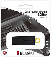 USB Флеш Kingston DTXM/128GB  USB 3.2 Gen 1  черный пластик UF/128GB