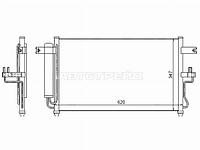 Радиатор кондиционера Hyundai Accent 99-12 / ТагАЗ Accent 99-12
