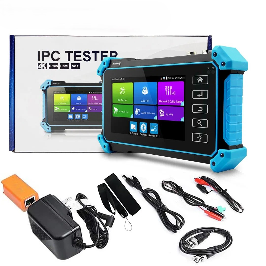 IPC-5100 Plus тестер для IP и аналоговых AHD TVI CVI CVBS, до 8мп видеокамер