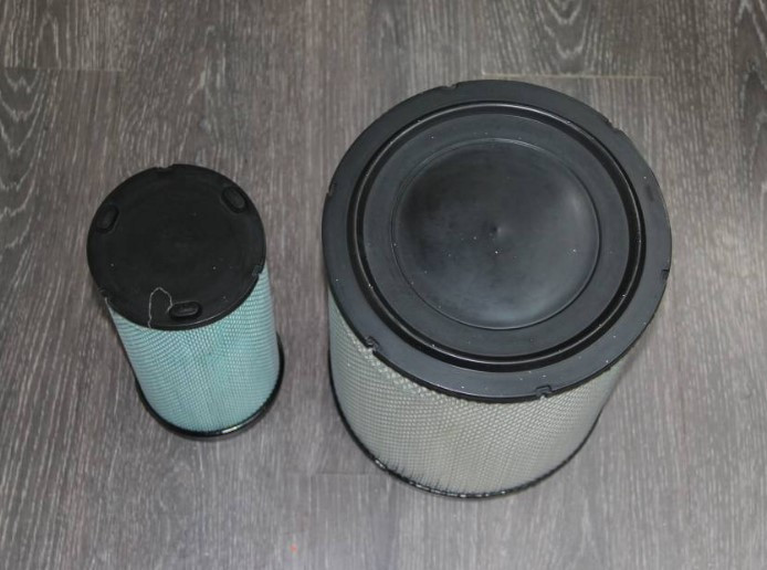 Воздушный фильтр KW2833 LW500F/LW500FN двигатель Shanghai D9-220 комплект, фото 1