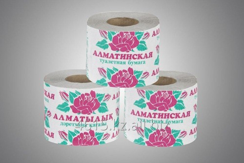 Туалетная бумага Алматинская , упаковка 12 шт (1 шт)