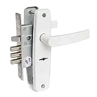 ПРОСАМ 76818 ЗВ9-8/13 СП-2.РФ8-009Ш врезной замок сувальдный 3 ригеля 3 ключа белый