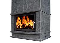 Каминная топка "FUMO" в облицовке из талькохлорита. Тройка, фото 4