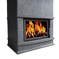 Каминная топка "FUMO" в облицовке из талькохлорита. Тройка, фото 5