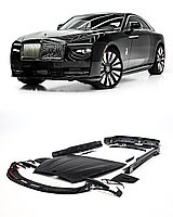 Карбоновый обвес для Rolls-Royce Spectre 2022+ Роллс Ройс Спектр Карбон Капот Губа переднего бампера Диффузор