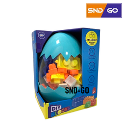 Набор блоков конструктор «Веселое синее яицо» 83 блока