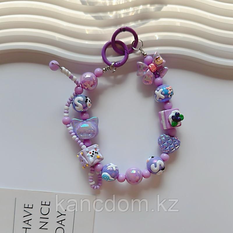 Брелок бусы "Purple Sweets" 5770-19