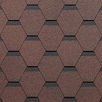 Битумная черепица Docke Сота красная