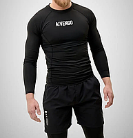 Рашгард с длинным рукавом Aivengo, черный