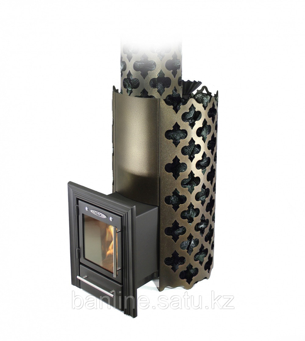 Печь банная Арабеска Inox Люмина черная бронза - фото 1 - id-p123468726