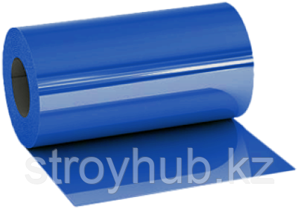 Лист оцинкованный полимерный 0.65 1.25м рулон Zn120  RAL5005 сигнально-синий