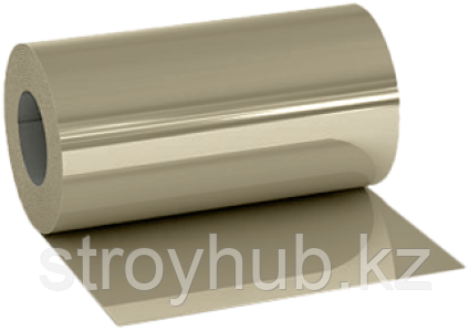 Лист оцинкованный полимерный 0.5 1.25м рулон Zn100  RAL1014 слоновая кость