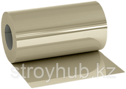 Лист оцинкованный полимерный 0.45 1.25м рулон Zn120  RAL1015 светлая слон кость