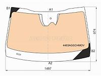 Стекло лобовое (Обогрев полный/ Камера/ Датчик дождя/ Место под датчик запотевания) Kia K5 19-