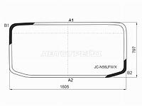 Стекло лобовое JAC N56 14-22