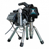 Окрасочный аппарат X24 безвоздушного распыления 210бар (Шланг 15м, пистолет, удлин. 50см, пластификатор, пов. соед)