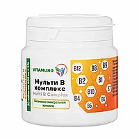 Vitamuno - Мульти В-комплекс для нервной системы, волос и ногтей, 30 таблеток