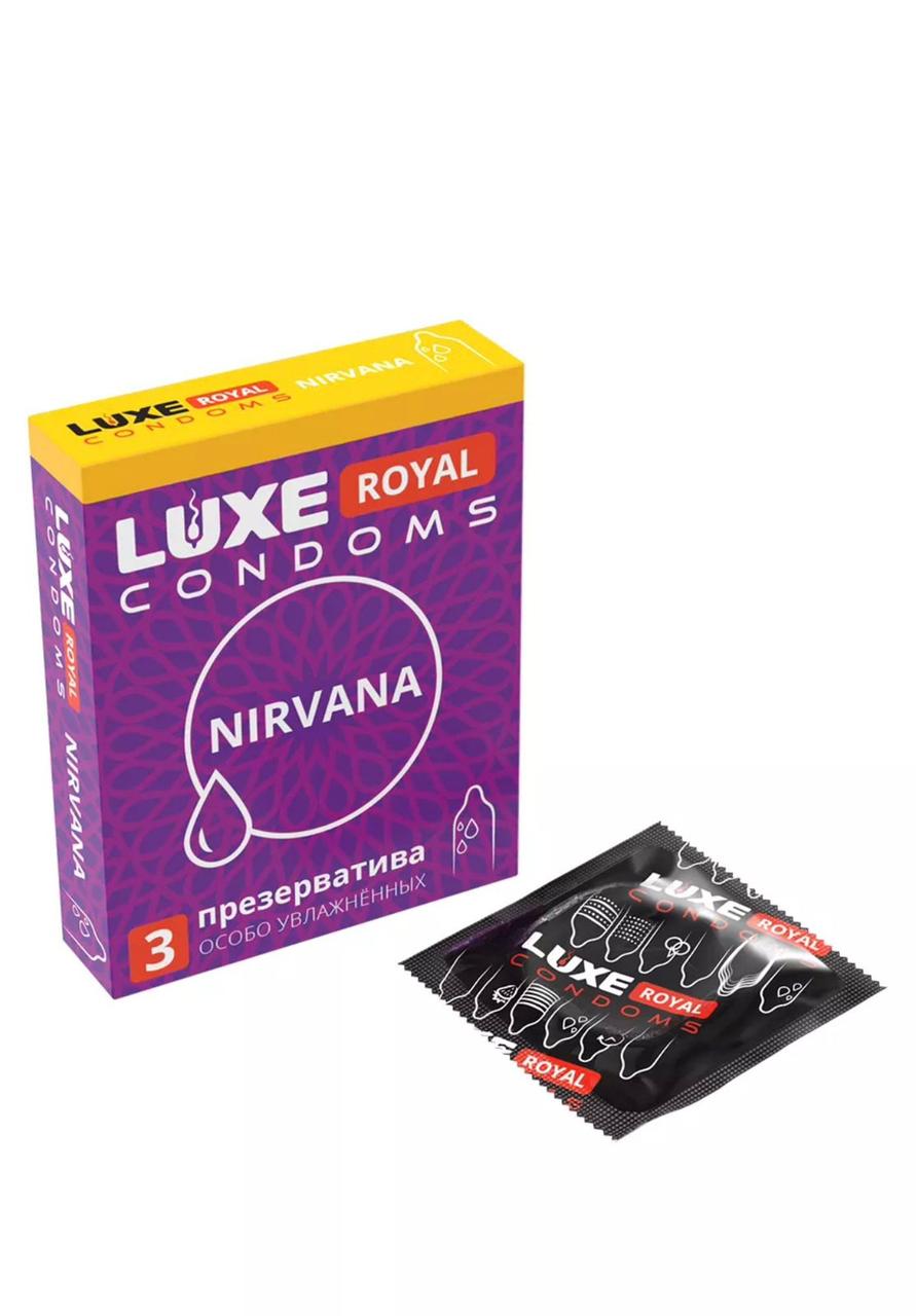 Презервативы Luxe Royal Nirvana 3шт,  737/1