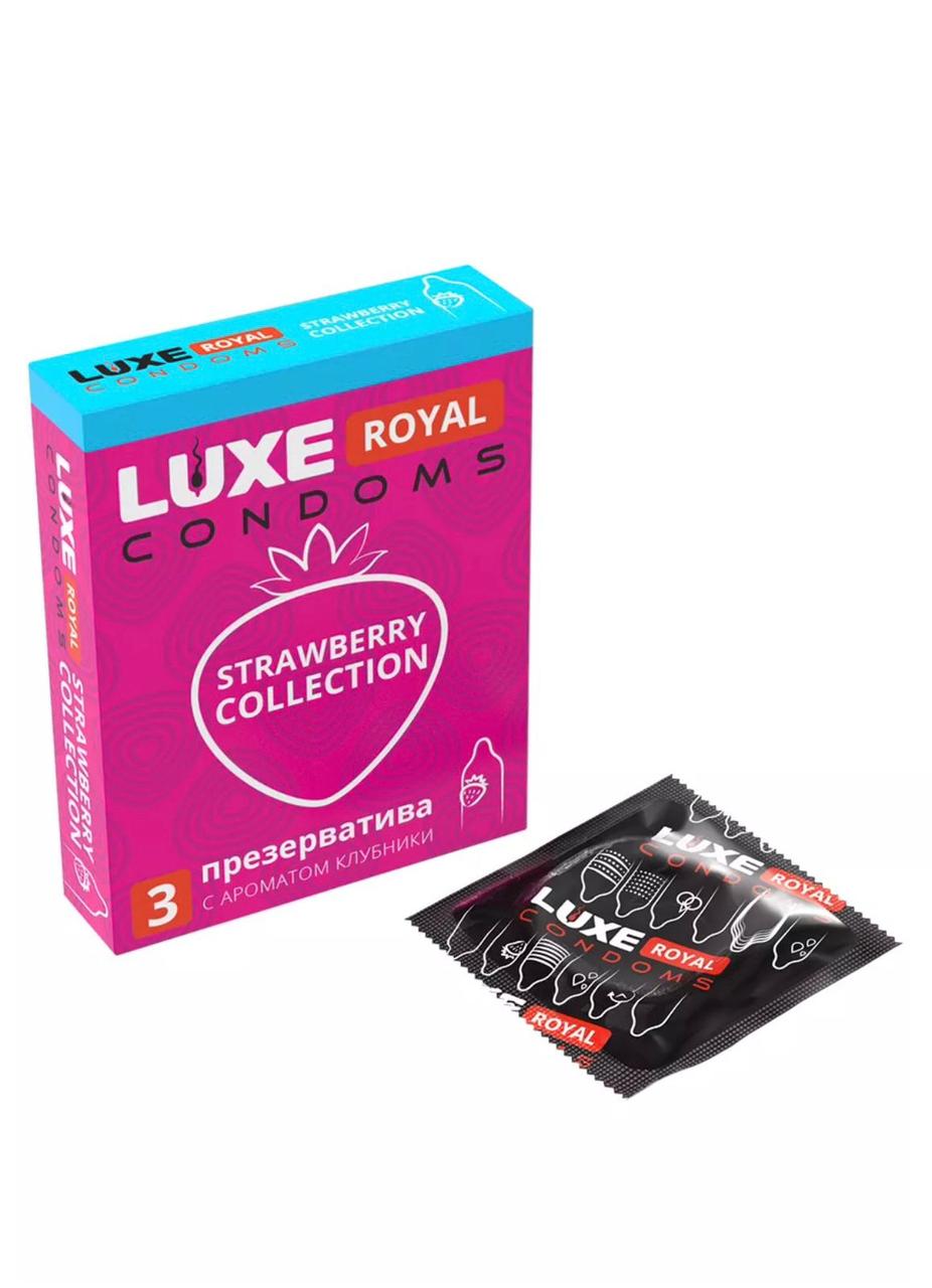Презервативы Luxe royal, strawberry collection 3 шт, 739/1
