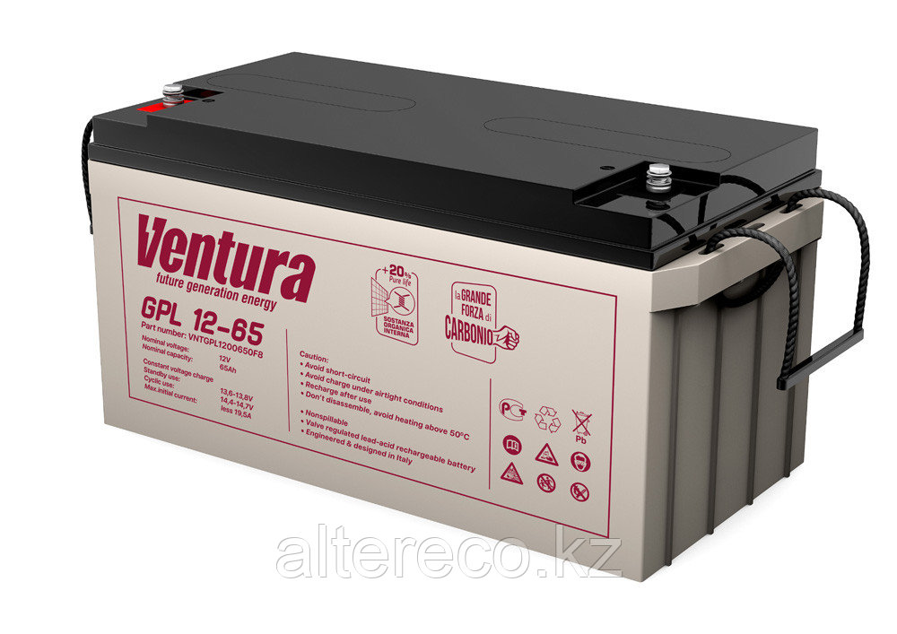 Аккумулятор Ventura GPL 12-65 (12В, 65Ач)