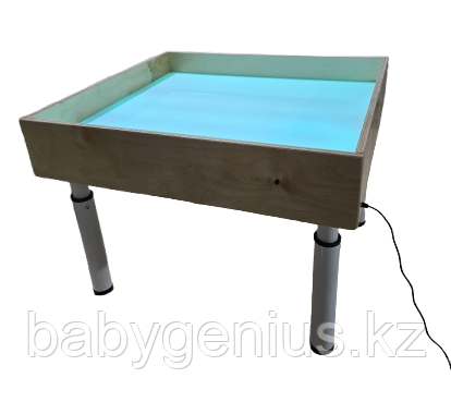 Световой стол из сосны для рисования песком