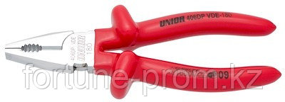 Плоскогубцы комбинированные изолированные 180mm 1000V UNIOR 610422