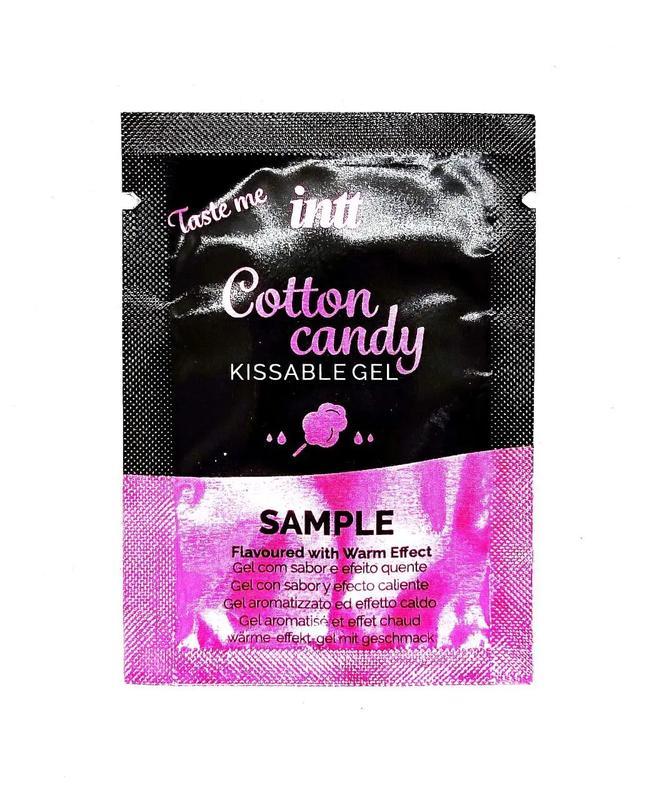 Саше массажный гель INTT COTTON CANDY GEL 2 мл