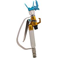 Пистолет окрасочный X-250. 1/4 NPSM, 7/8, линейный, 250 Бар, с соплом, поворот. мех. и соплодержателем