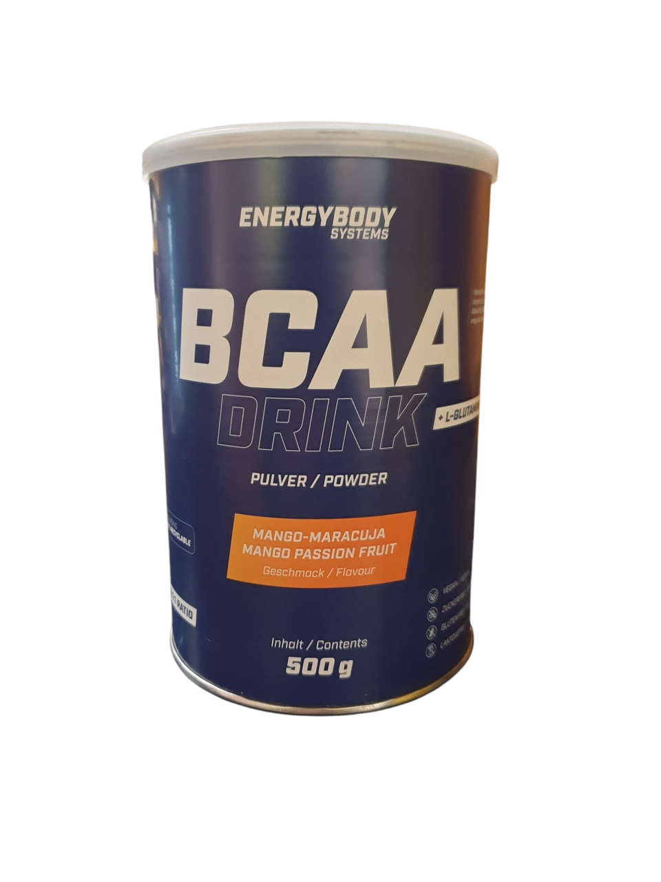 Аминокислоты BCAA - Energybody Systems BCAA 500 гр (Манго-Маракуя)