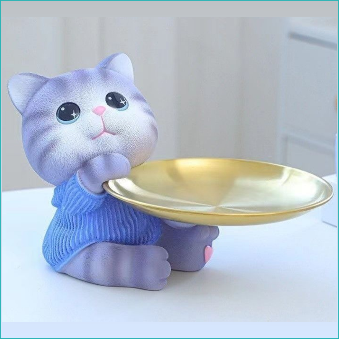 Cтатуэтка-конфетница "Котёнок"
