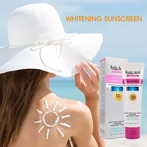 Күннен қорғайтын крем SPF50 Kojic Acid коллаген GuanJing 50мл
