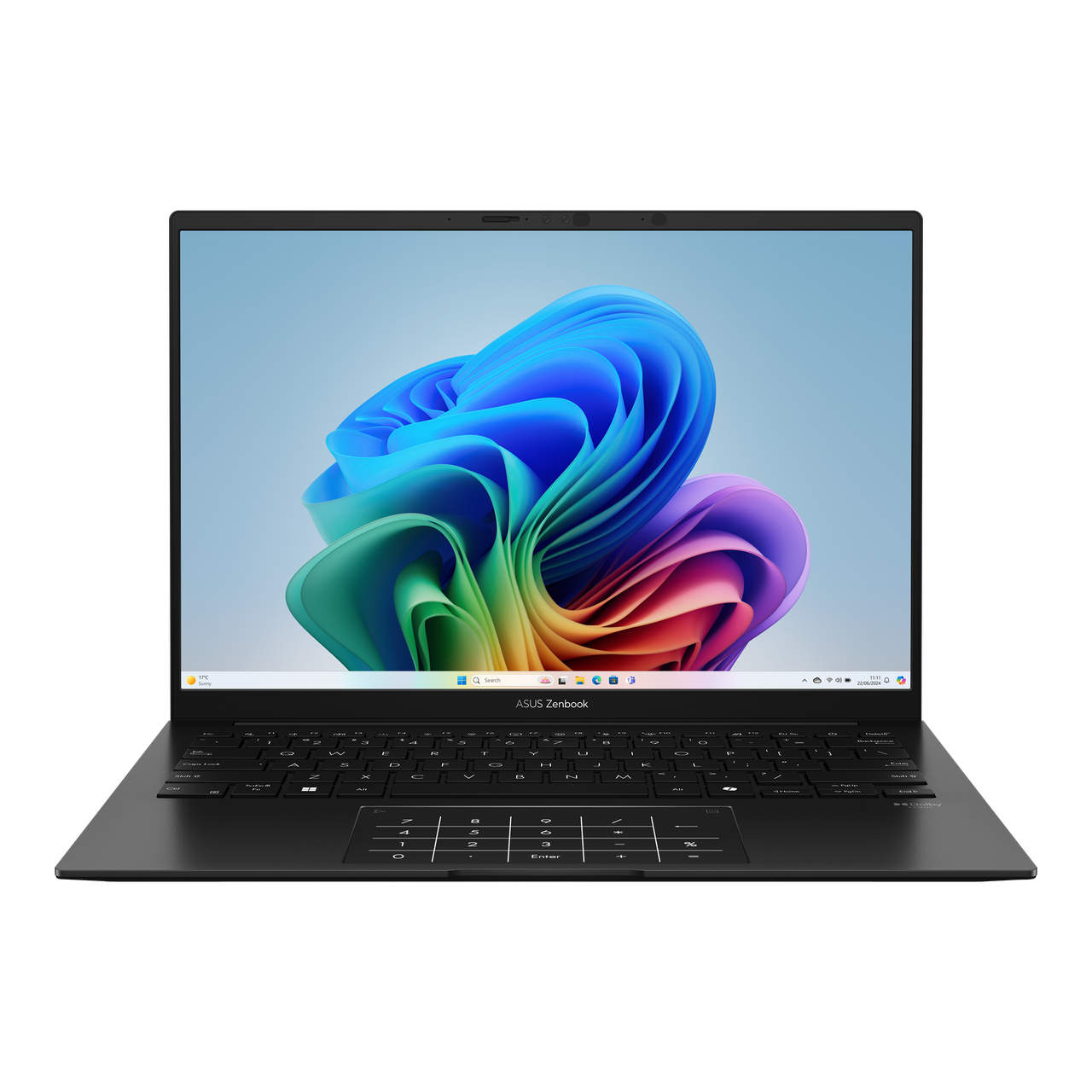 Ноутбук Asus Zenbook 14 UM3406KA-QD130 14" Ryzen 5 AI 5 340/16Gb/512Gb SSD/DOS (90NB14U1-M007L0), фото 1