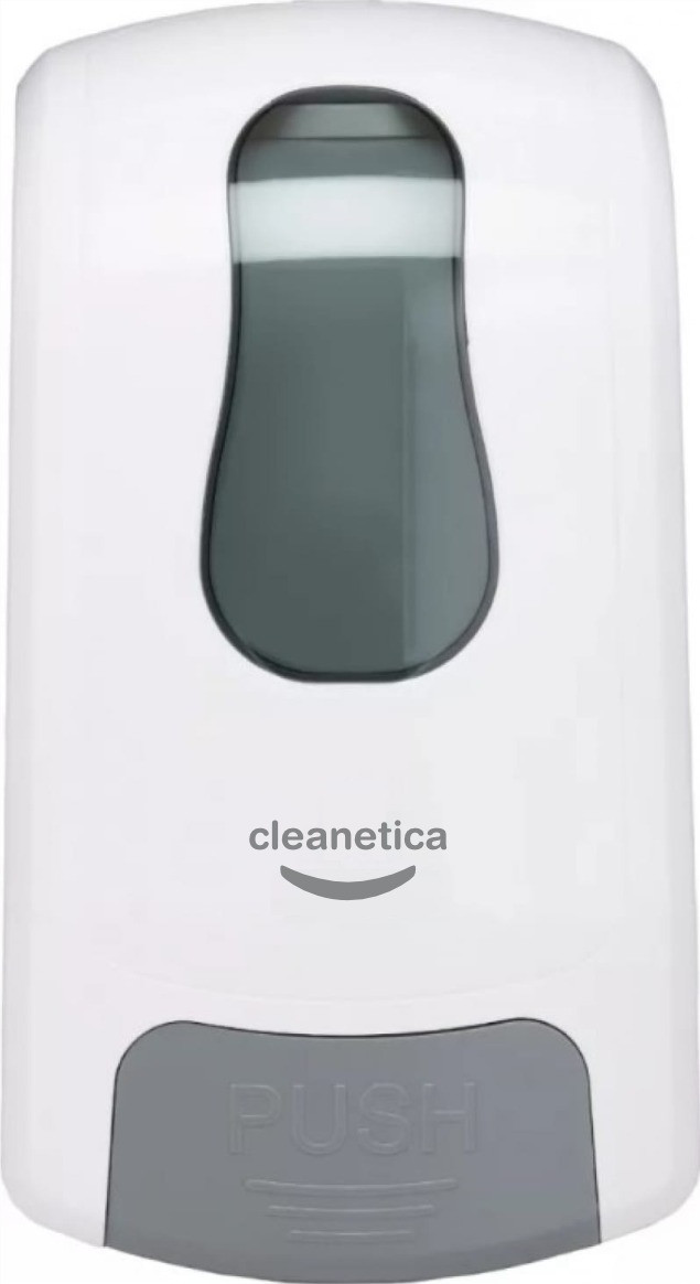 Диспенсер  для жидкого мыла нажимной наливной (белый), фото 1