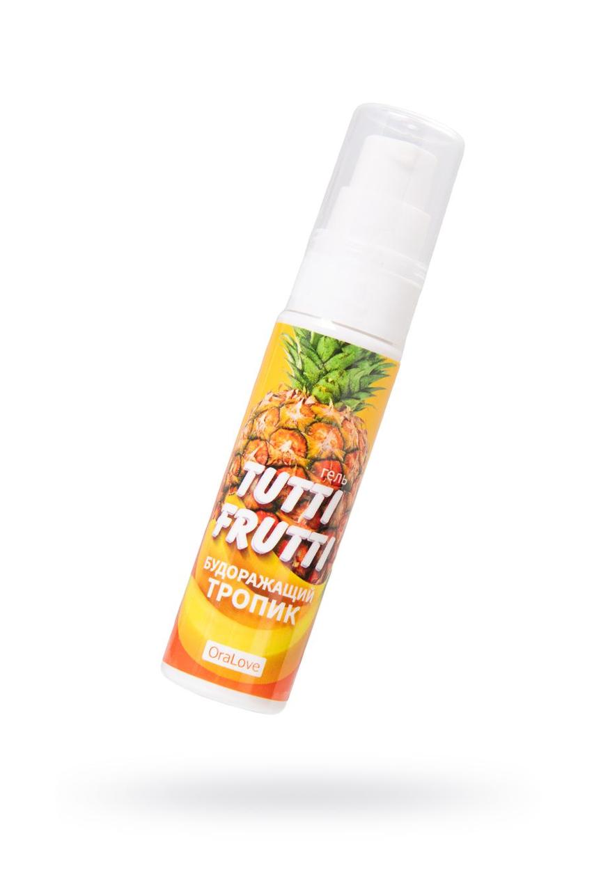 Съедобная гель-смазка TUTTI-FRUTTI для орального секса со вкусом экзотических фруктов, 30г 30004