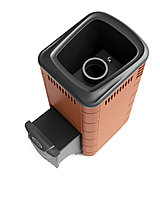 Печь банная Каронада XXL Heavy Metal (на угле) до 24 кубов, цвет терракота