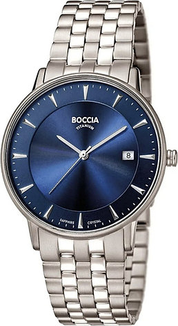 Кварцевые Boccia Titanium 3607-03 титан, фото 1